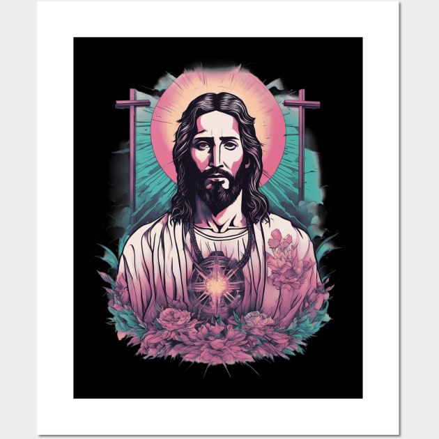 Jesus Christ the Only Begotten Son of God Wall Art by animegirlnft